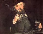 Le Bon Bock(A Good Glass of Beer. , Study of Emile Bellot) - 爱德华·马奈